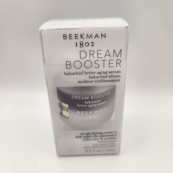 Beekman 1802 Dream Booster Bakuchiol Better Aging Serum Size 0.5 fl.oz - Picture 1 of 4